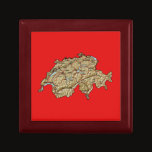 Switzerland Map Gift Box gift boxes