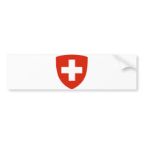 Switzerland Official Coat Of Arms Heraldry Symbol bumper stickers