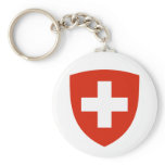 Switzerland Official Coat Of Arms Heraldry Symbol Keychain