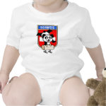 This is a cute shirt for pommel horse and gymnastics fans. Panda is performing a routine on the pommel horse, how cute! Support the Swiss Gymnastics Team or your favorite pommel horse athlete with this cute Pommel Horse Panda t-shirt!