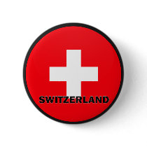 Switzerland Roundel quality Flag Pinback Button