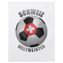 SWITZERLAND SOCCER CHAMPIONS CUSTOM FLYER