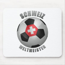 SWITZERLAND SOCCER CHAMPIONS MOUSE PAD