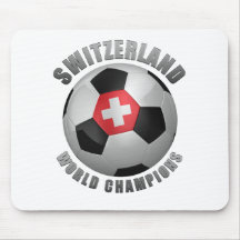 SWITZERLAND SOCCER CHAMPIONS MOUSEPAD