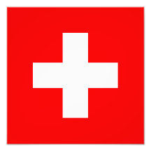 Switzerland - Swiss Flag Photographic Print