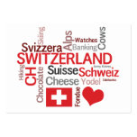 Switzerland Swiss Theme Tourism Business Cards