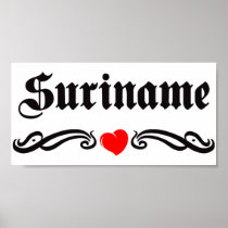 Switzerland Tattoo Style Print
