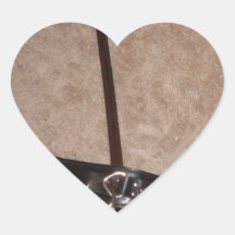 SWORD AND COLLAR 2 HEART STICKERS