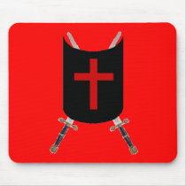 Sword and Shield of Rose Croix mousepads