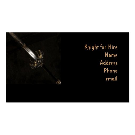 Sword Business Card