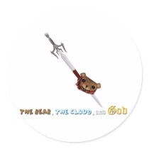 Sword in Bear's Head stickers