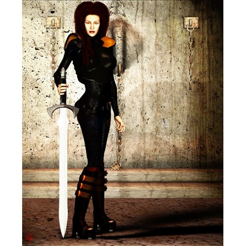 Sword In Red print