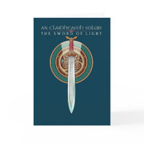Sword of Light Greeting Card