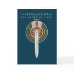 Sword of Light Greeting Card