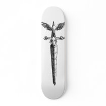 Sword of the damned custom skate board