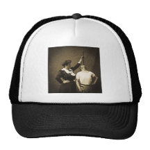 Sword Swallower and  Wife Vintage Sideshow Freaks Hat
