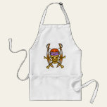 Sword Swinging Pirate Skull 2 Apron