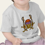 Sword Swinging Pirate Skull 2 T-shirt