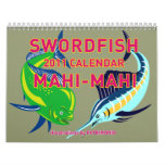Swordfish Dorado Dolphin Fish Mahi-Mahi 2011 Calendar