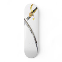 Swords 1.0 custom skate board