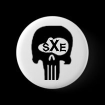sXe Skull buttons