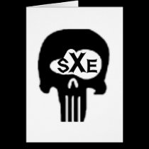 sXe Skull cards