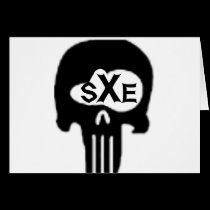sXe Skull cards