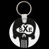 sXe Skull keychains
