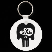 sXe Skull keychains