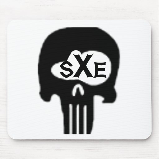 sXe Skull Mouse Pad