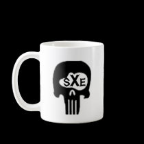 sXe Skull mugs