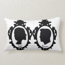 Sybil and Branson Throw Pillow pillows