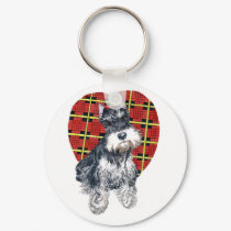 Sybil the Schnauzer Keychain