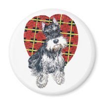 Sybil the Schnauzer Magnet