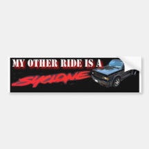 Syclone Other Ride Bumper Sticker