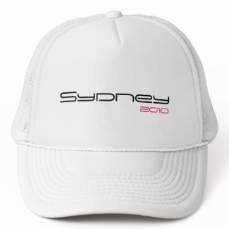 Sydney 2010 Black and Pink Design Hat hat