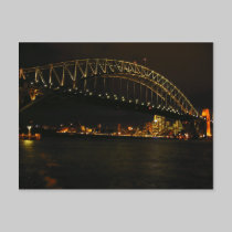 Sydney at night postcards by cardart Sydney at night postcards