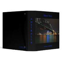 Sydney Australia Travel Diary Binder by dlgray Sydney Australia Travel Diary Binder