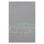 Sydney Bridge and Opera House at night, Australia stationery