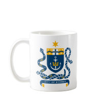 Sydney Coat of Arms Mug by FlagTshirts Sydney Coat of Arms Mug
