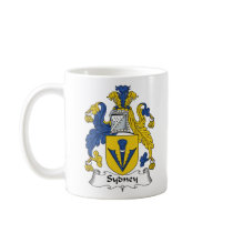 Sydney Family Crest mugs