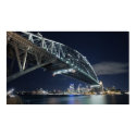 Sydney Harbour Bridge at Night posters