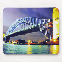 Sydney Harbour Bridge styilized mousepads
