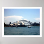 sydney harbour scene posters