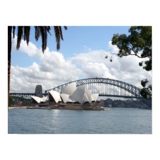 sydney harbour trees print
