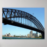 sydney harbour view print