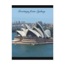 sydney opera greetings postcards