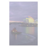 Sydney Opera House and harbor at dawn, New South W stationery