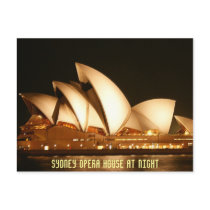 Sydney Opera House at Night postcards