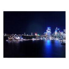 Sydney Opera House at Night print